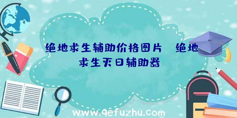 「绝地求生辅助价格图片」|绝地求生灭日辅助器